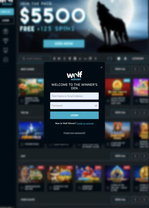 Account Wolf Winner