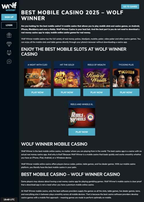 Application Wolf Winner